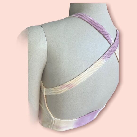 Young Fabulous and Broke Ribbed Tie Dye Cropped Tank Top with Open Back - Picture 3 of 16